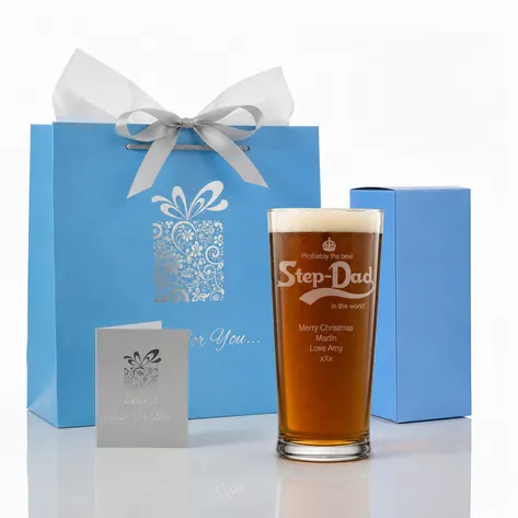 Personalised Pint Glass - Best Step Dad In the World