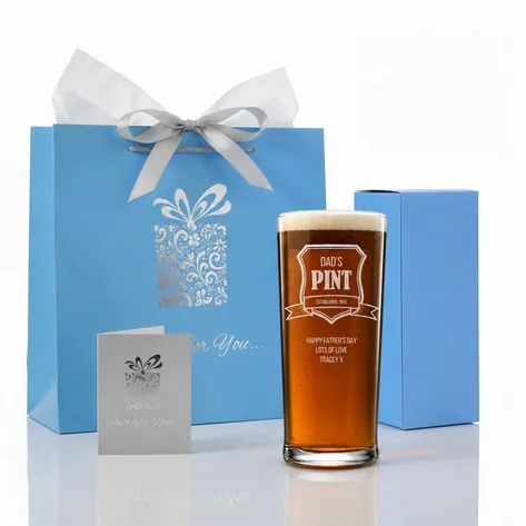 Personalised Pint Glass - Established Crest