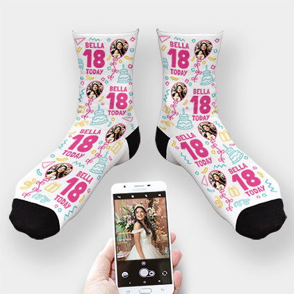 Personalised Birthday Socks For Her