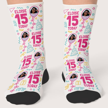 Personalised Birthday Socks For Her