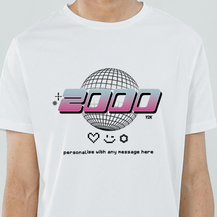 Personalised 2000's Retro T-Shirt Choose Any Year