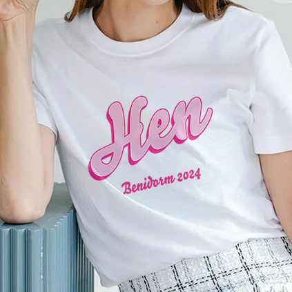 Personalised T-Shirt Bride, Bridesmaid, Maid of Honour, Hen, Mother of Bride