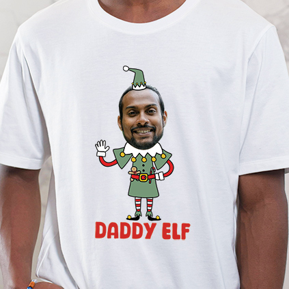 Personalised Elf Photo T-Shirt