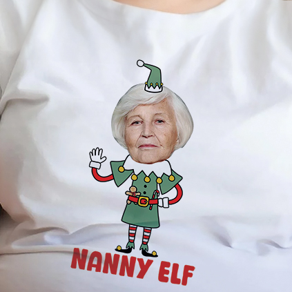 Personalised Elf Photo T-Shirt