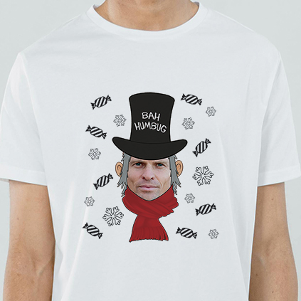Personalised Bah Humbug Photo T-Shirt