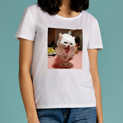 Personalised Photo Upload T-Shirt Live Preview