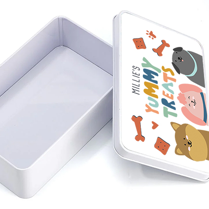 Personalised Yummy Treats Tin For Dogs