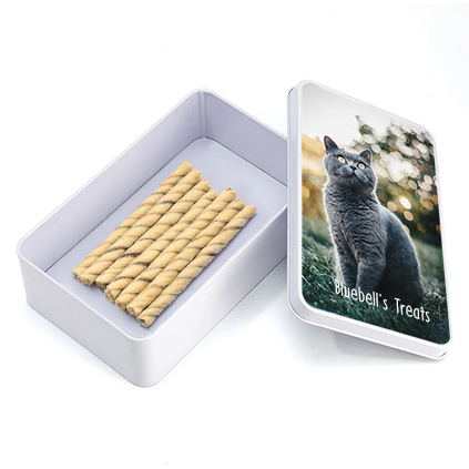 Full Photo Pet Treats Tin