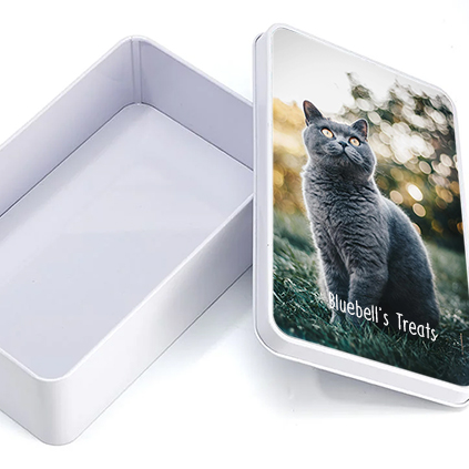 Full Photo Pet Treats Tin
