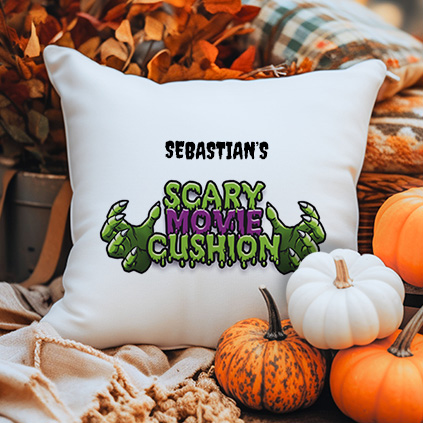 Personalised Scary Movie Cushion