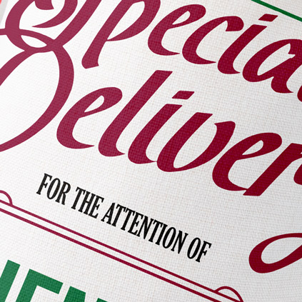 Personalised Christmas Santa Sack - Special Delivery