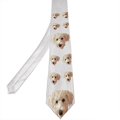 Photo Upload Pet Face Cutout Tie