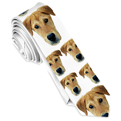 Photo Upload Pet Face Cutout Tie