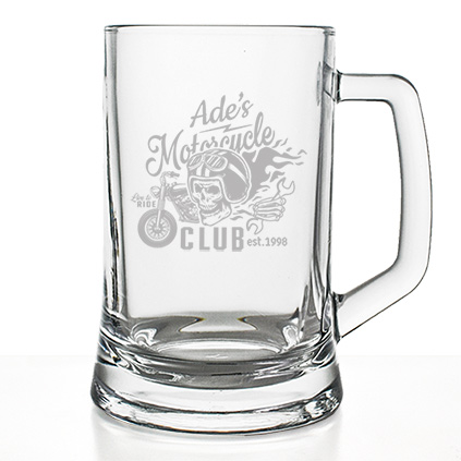 Personalised Name's Motorcycle Club Pint Tankard