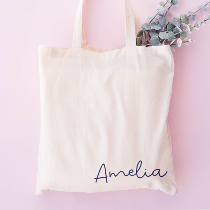 Personalised Any Name Choose Colour Tote Bag For Hen Do Wedding