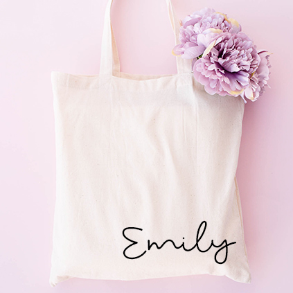 Personalised Any Name Choose Colour Tote Bag For Hen Do Wedding
