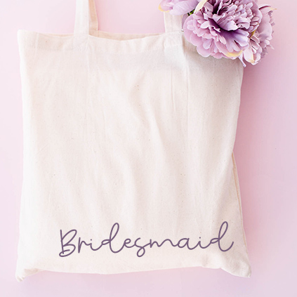 Personalised Any Name Choose Colour Tote Bag For Hen Do Wedding