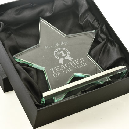 Personalised Teacher Of The Year Star Award