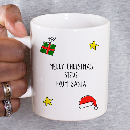 Personalised Unimaginative Secret Santa Gift Mug