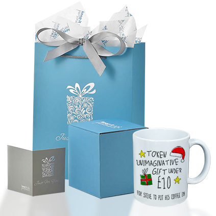 Personalised Unimaginative Secret Santa Gift Mug