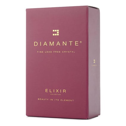 Personalised Venezia White Wine Glasses With Swarovski Crystals