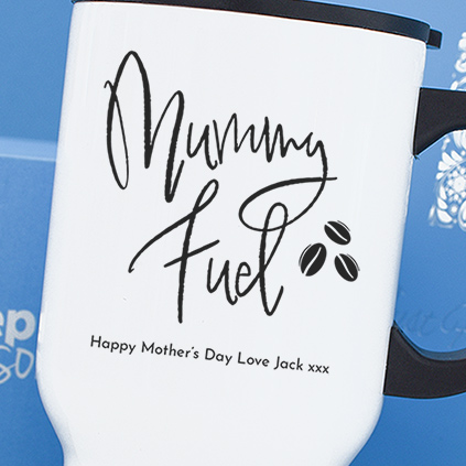 Personalised Travel Coffee Mummy Fuel