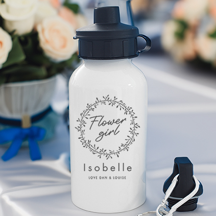 Personalised Page Boy/Flower Girl/Bridesmaid Children's Water Bottle