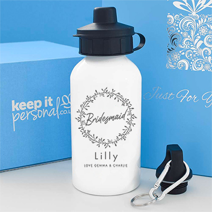 Personalised Page Boy/Flower Girl/Bridesmaid Children's Water Bottle