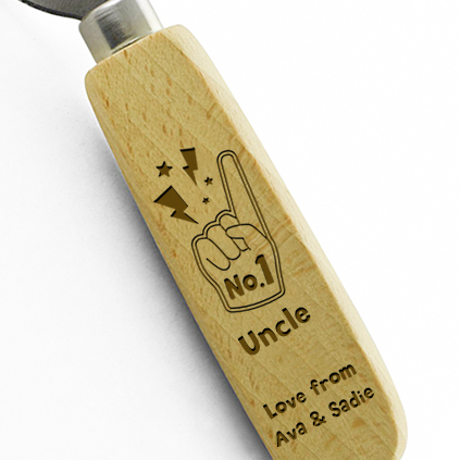 Custom Wooden Bottle Opener No1 Daddy