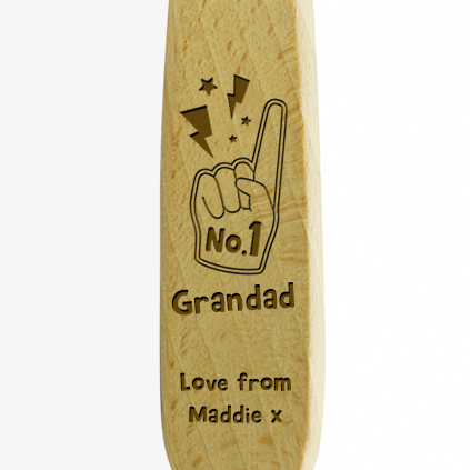 Custom Wooden Bottle Opener No1 Daddy