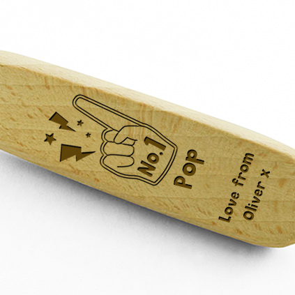 Custom Wooden Bottle Opener No1 Daddy