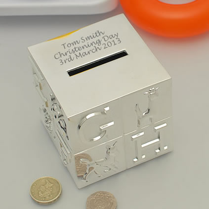 Alphabet Personalised Money Box