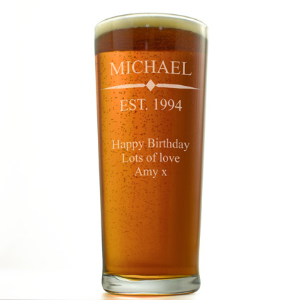Personalised Pint Glass - Any Occasion!