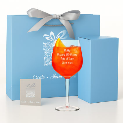 Personalised Aperol Spritz Glass 450 ml