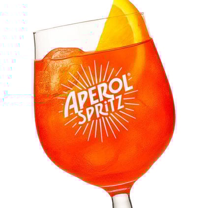 Personalised Aperol Spritz Glass 450 ml