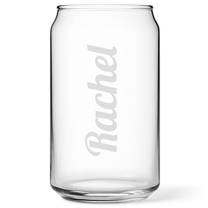 Personalised Beer Can Glass Any Name