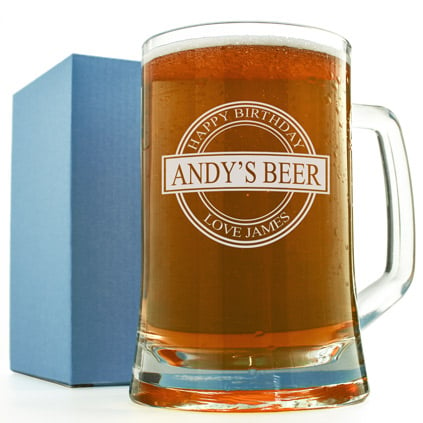 The Best Dad Gets Promoted To Grandpa Beer Mug 