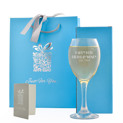 Birthday Wine Glass