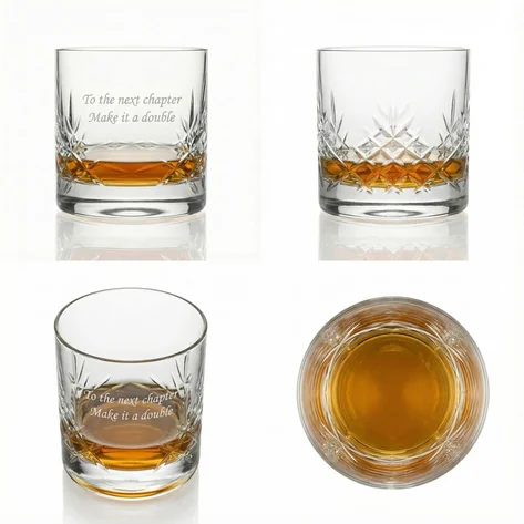 Personalised Bohemia Crystal Tumbler - Mayfair Cut