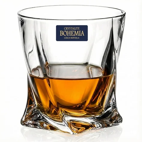 Personalised Quadro Whisky Glass Authentic Bohemia
