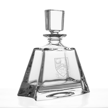 Logo Engraved Personalised Lead Crystal Boston Decanter