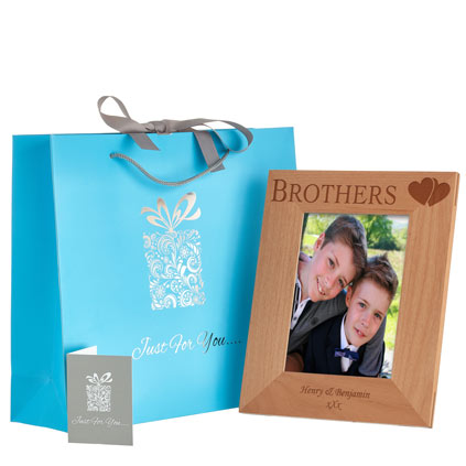 Brothers Photo Frame Personalised