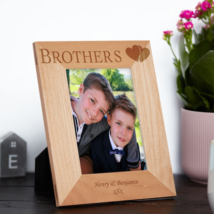 Brothers Photo Frame Personalised