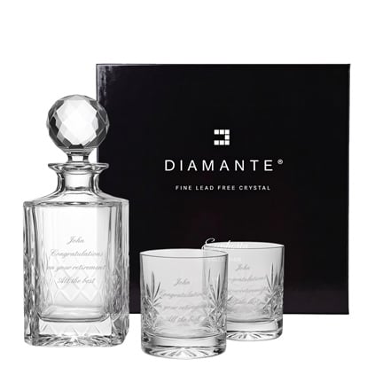 Personalised Heavyweight Buckingham Decanter Set