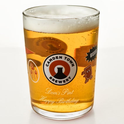 Personalised Camden Town Brewery Jack Pint Glass