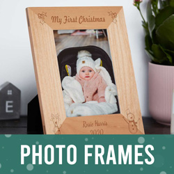 Christmas Engraved Photo Frames