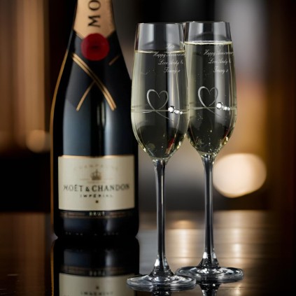 Personalised Prosecco Glasses Personalised Prosecco Glasses