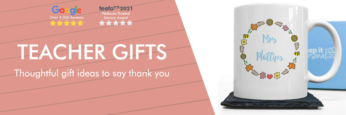 Personalised Gifts To Thank Your Teacher Personalised Gifts For Your Teacher
