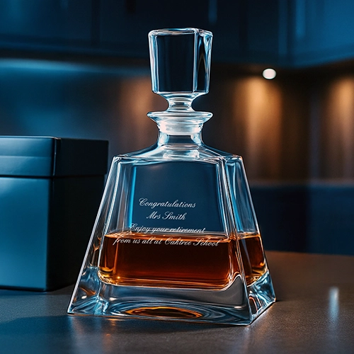 Wide Square Decanter