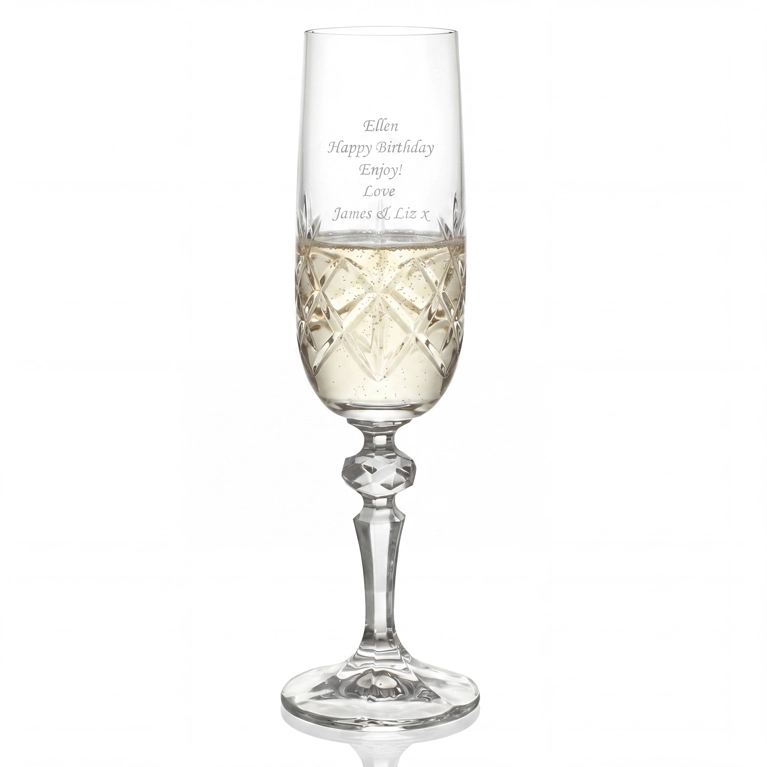 Personalised Champagne Flutes